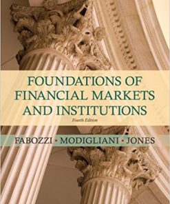 (Solutions Manual) Foundations of Financial Markets Institutions 4th