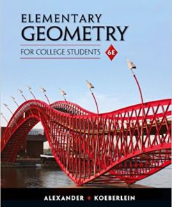 (eBook PDF) Elementary Geometry for College Students 6th Edition