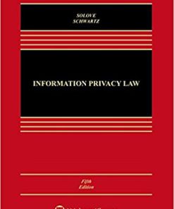 (eBook PDF) Information Privacy Law (Aspen Casebook Series) 5th Edition
