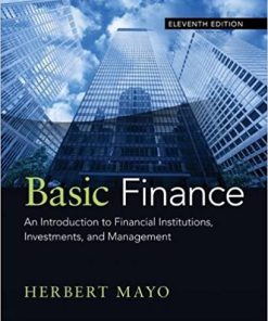 (eBook PDF) Basic Finance An Introduction to Financial Institutions 11th