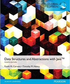(eBook PDF) Data Structures and Abstractions with Java 4th Global Edition