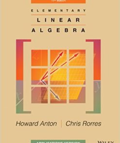 (eBook PDF) Elementary Linear Algebra 11th Edition