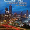 (eBook PDF) Accounting for Decision Making and Control 9th
