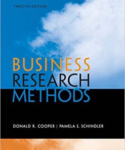 (eBook PDF) Business Research Methods 12th Edition