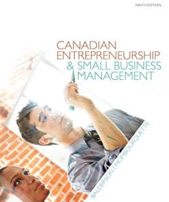 (eBook PDF) Canadian Entrepreneurship & Small Business Management 9th Canadian Edition