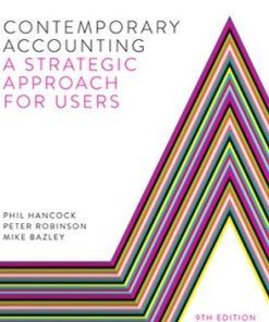 (eBook PDF) Contemporary Accounting: A Strategic Approach for Users 9th Edition