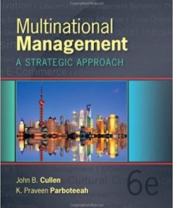 (eBook PDF) Multinational Management 6th Ediiton by Cullen