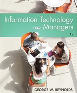 (eBook PDF) Information Technology for Managers 2nd Edition