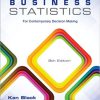 (eBook PDF) Business Statistics: For Contemporary Decision Making, 8th Edition