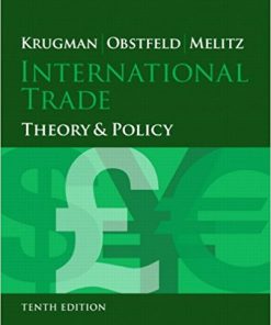 (eBook PDF) International Trade: Theory and Policy 10th Edition