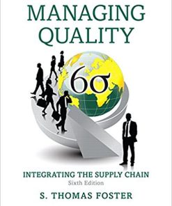 (eBook PDF) Managing Quality Integrating the Supply Chain 6th