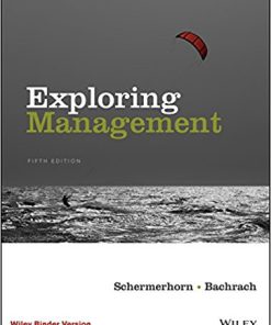 (eBook PDF) Exploring Management 5th Edition