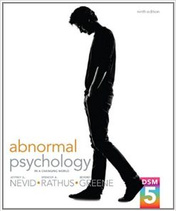 (eBook PDF) Abnormal Psychology in a Changing World 9th Edition