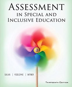 (eBook PDF) Assessment in Special and Inclusive Education 13th Edition