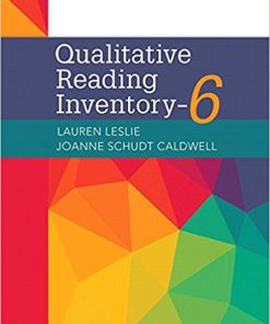 (eBook PDF) Qualitative Reading Inventory 6th Edition