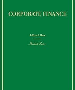 (eBook PDF) Corporate Finance (Hornbook Series) by Jeffrey Haas