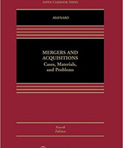 (eBook PDF) Mergers & Acquisitions Cases Materials Problems 4th