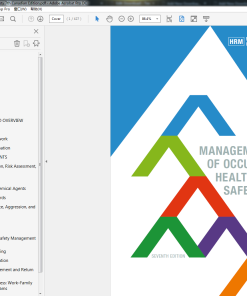 (Original PDF) Management of Occupational Health and Safety 7th Canadian Edition
