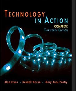 (eBook PDF) Technology In Action Complete 13th Edition