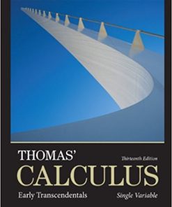 (Solutions Manual) Thomas' Calculus Early Transcendentals 13th Edition