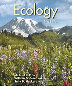 (eBook PDF) Ecology 3rd Edition by Michael L. Cain