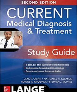 (eBook PDF) CURRENT Medical Diagnosis and Treatment Study Guide 2nd