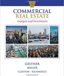 (eBook PDF) Commercial Real Estate Analysis and Investments 3rd Edition