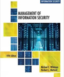 (eBook PDF) Management of Information Security 5th Edition
