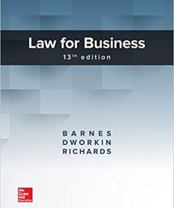 (eBook PDF) Law for Business 13th Edition