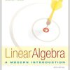 (eBook PDF) Linear Algebra: A Modern Introduction 4th Edition