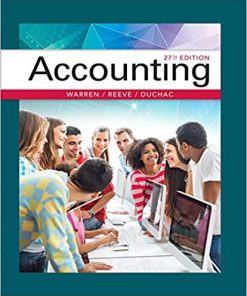 (eBook PDF) Accounting 27th Edition by Carl S. Warren