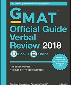 GMAT Official Guide 2018 Verbal Review