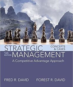 (eBook PDF) Strategic Management: A Competitive Advantage Approach, Concepts and Cases 16th Edition