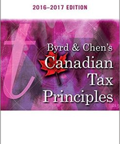(eBook PDF) Canadian Tax Principles 2016 - 2017 Edition Includes Study Guide
