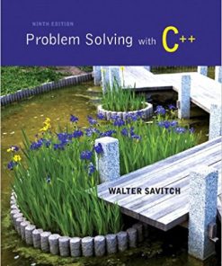 (eBook PDF) Problem Solving with C++ 9th Edition