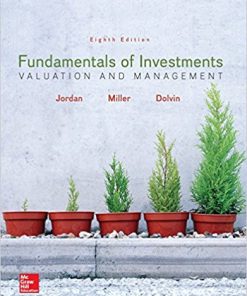 (eBook PDF) Fundamentals of Investments: Valuation and Management 8th Edition
