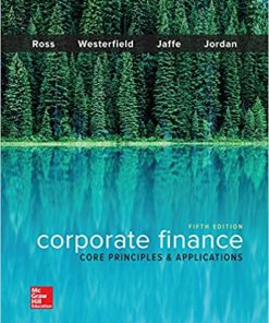 (eBook PDF) Corporate Finance Core Principles and Applications 5th Edition