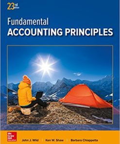 (eBook PDF) Fundamental Accounting Principles 23rd Edition