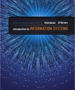 (eBook PDF) Introduction to Information Systems 16th Edition