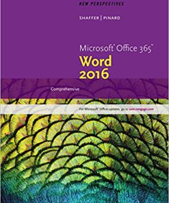(eBook PDF) New Perspectives Microsoft Office 365 & Word 2016 Comprehensive