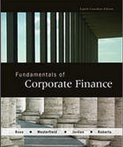 (eBook PDF) Fundamentals of Corporate Finance 8th Canadian