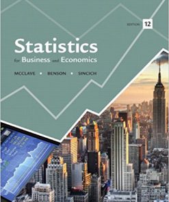 (eBook PDF) Statistics for Business and Economics 12th Edition by James T. McClave