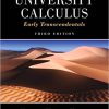 (eBook PDF) University Calculus Early Transcendentals 3rd