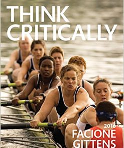 (eBook PDF) Think Critically 3rd Edition by Peter Facione