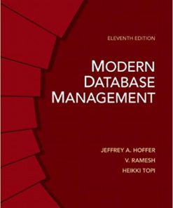 (eBook PDF) Modern Database Management 11th Edition