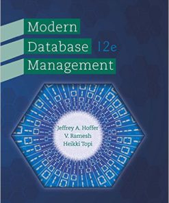 (eBook PDF) Modern Database Management 12th Edition