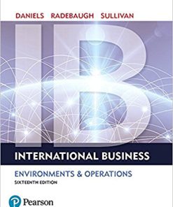 (eBook PDF) International Business 16th Edition by John Daniels