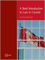 (eBook PDF) A Brief Introduction to Law in Canada