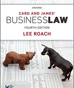 (eBook PDF) Card & James' Business Law 4th Edition
