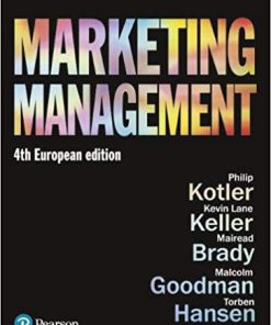 (eBook PDF) Marketing Management 4th European Edition 4th Edition